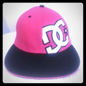 Men's Baseball Hat DC Black and Red Size L/XL